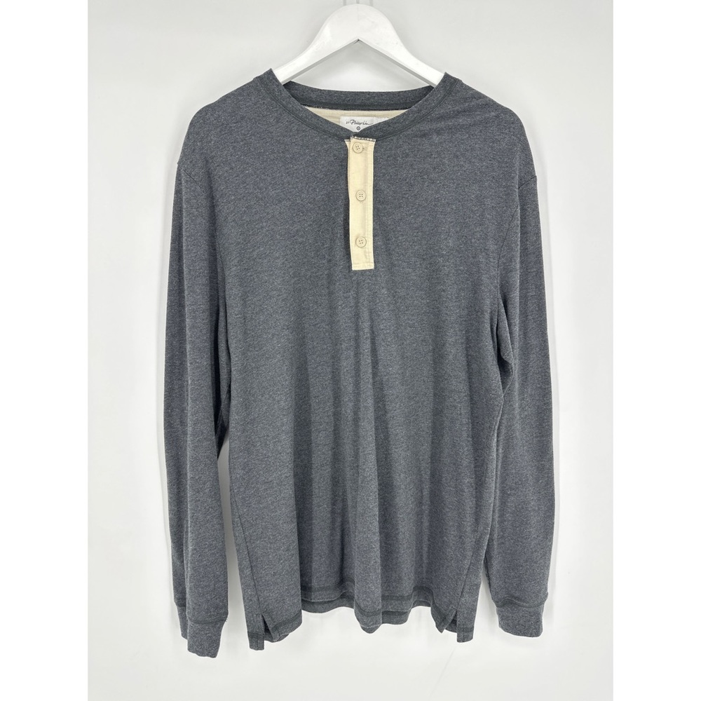 .3.1 Phillip Lim for Target Cotton Blend Long Sleeve  Men’s Henley Top